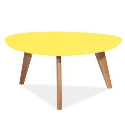 Dohányzóasztal Sárga Dohányzóasztal Sárga